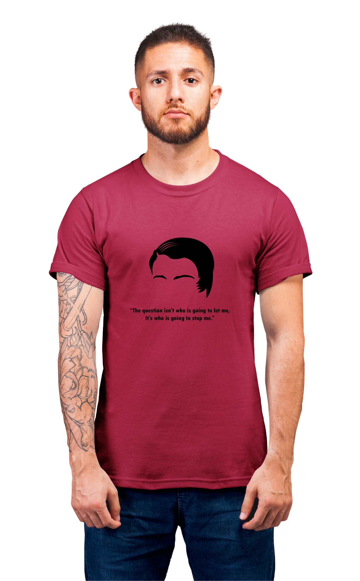 Sweaty Armpits Premium Unisex Printed T-shirt Any Rand Famous Writer Minimalistic Design