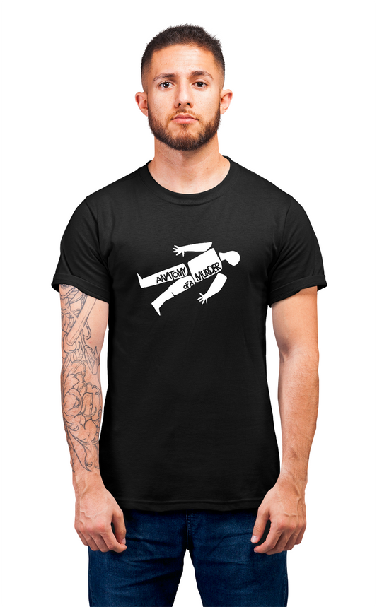 Minimalist movie-inspired T-shirt with a round neck and breathable 180 GSM material