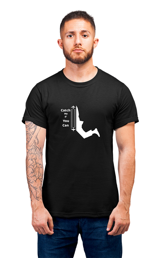 Minimalist movie-inspired T-shirt with a round neck and breathable 180 GSM material