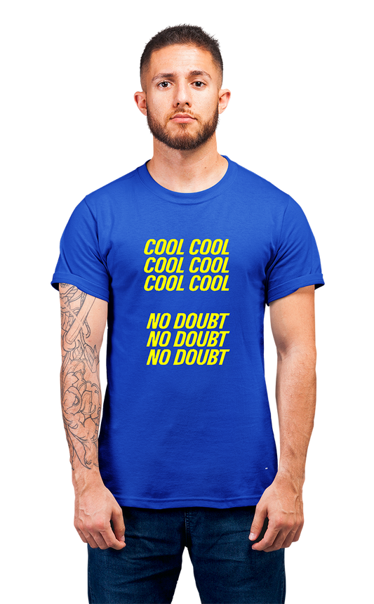 Sweaty Armpits Premium Unisex Printed T-shirts,  Cool No-Doubt, B99 Minimalistic Design