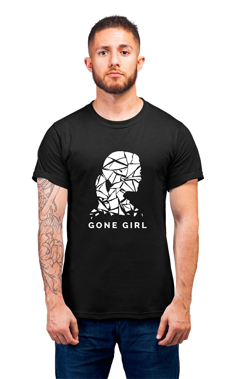 Minimalist movie-inspired T-shirt with a round neck and breathable 180 GSM material