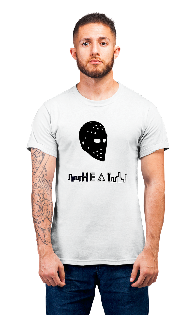 Sweaty Armpits Premium Unisex Printed T-shirt  "Heat" Micheal Mann Robert DeNiro, Al Pacino Heist Thriller Epic Oscar Winning Movie Minimalistic Design