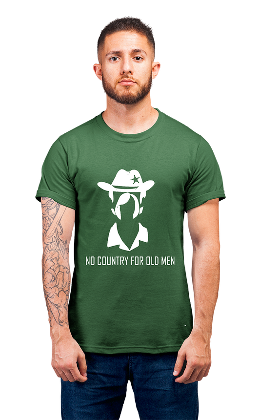 Minimalist movie-inspired T-shirt with a round neck and breathable 180 GSM material