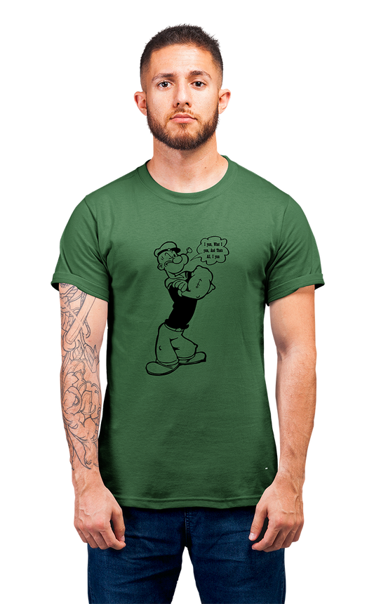 Minimalist movie-inspired T-shirt with a round neck and breathable 180 GSM material