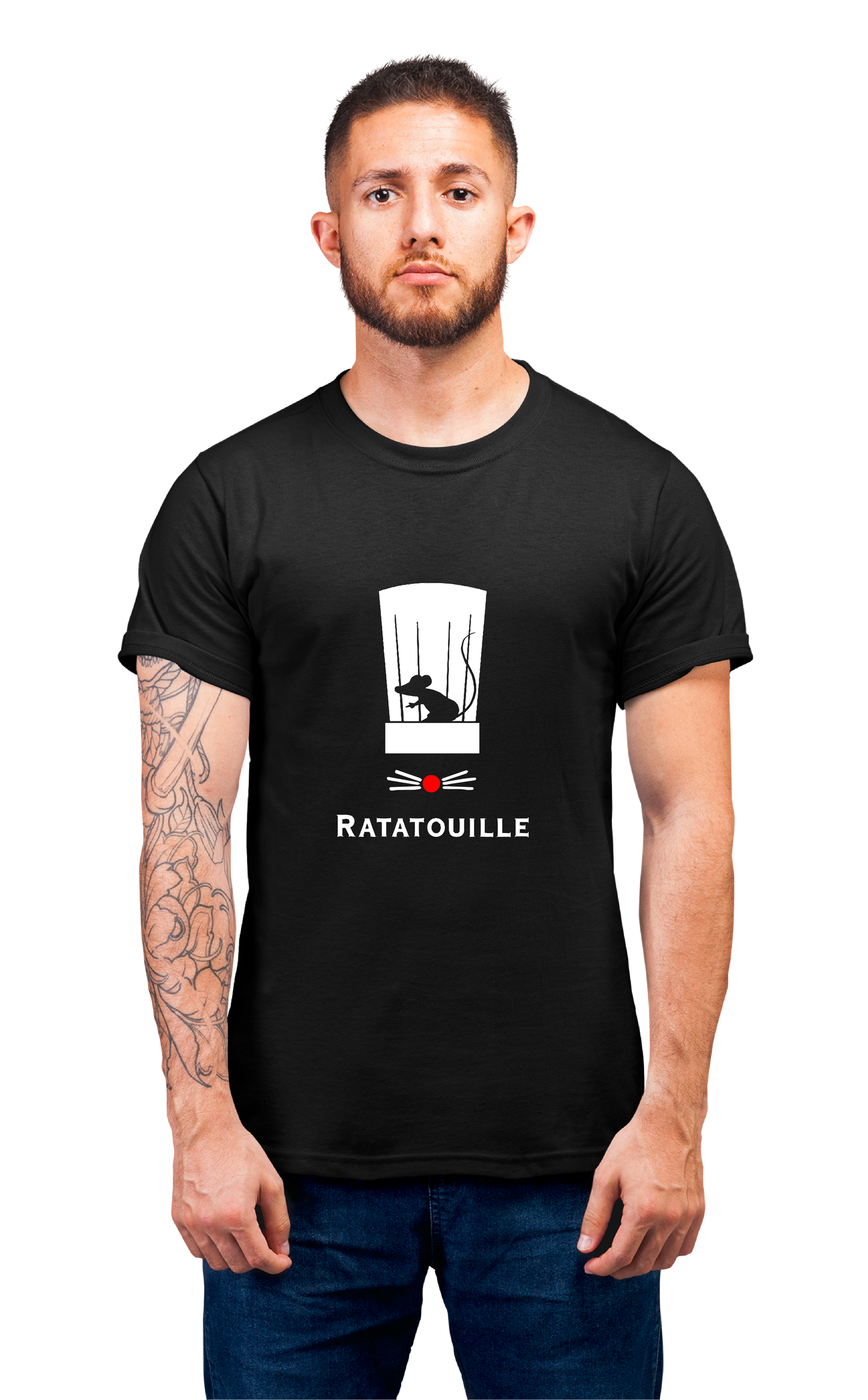 Minimalist movie-inspired T-shirt with a round neck and breathable 180 GSM material