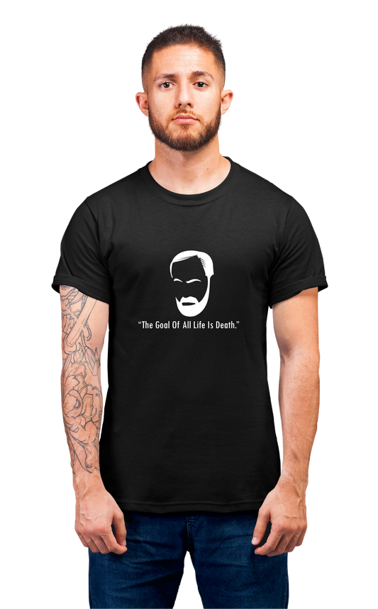 Minimalist movie-inspired T-shirt with a round neck and breathable 180 GSM material