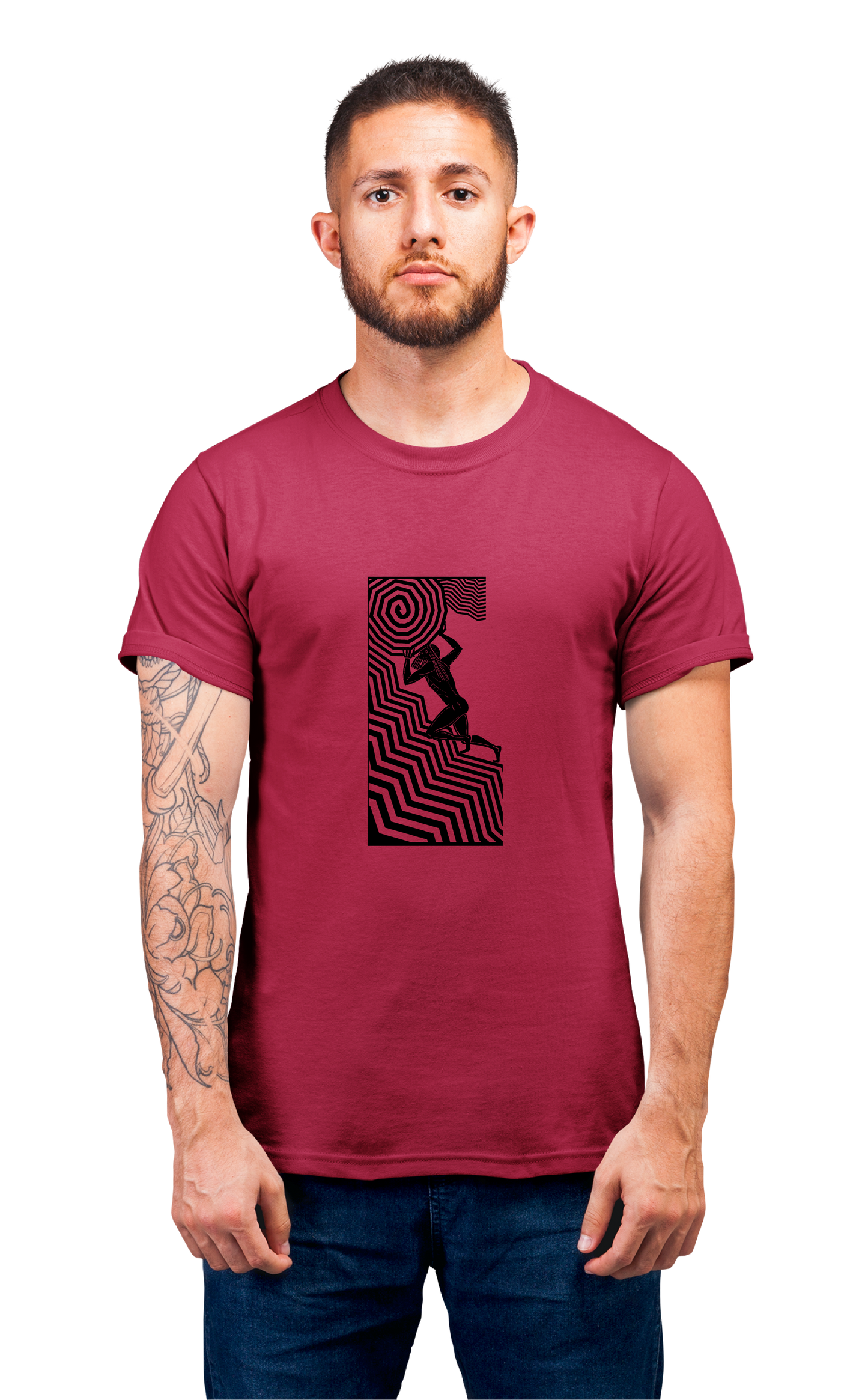 Sweaty Armpits Premium Unisex Printed T-shirts Sisyphus 1
