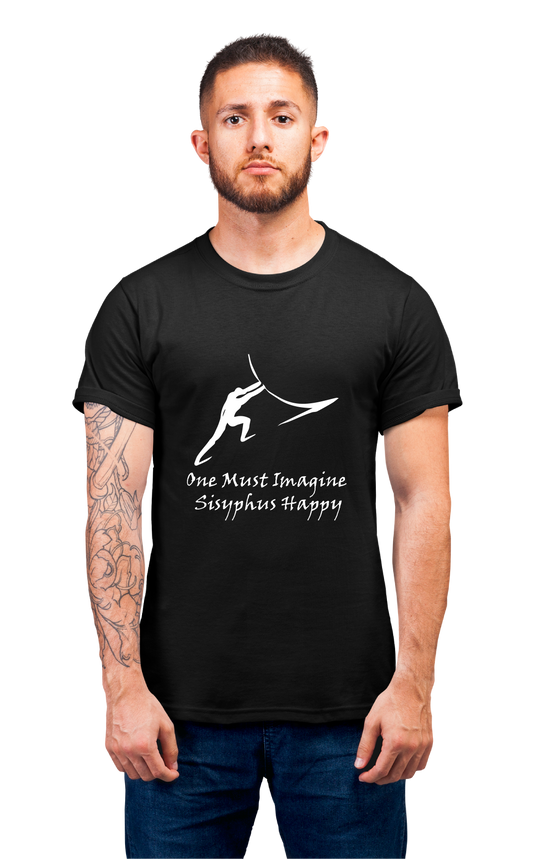 Minimalist movie-inspired T-shirt with a round neck and breathable 180 GSM material