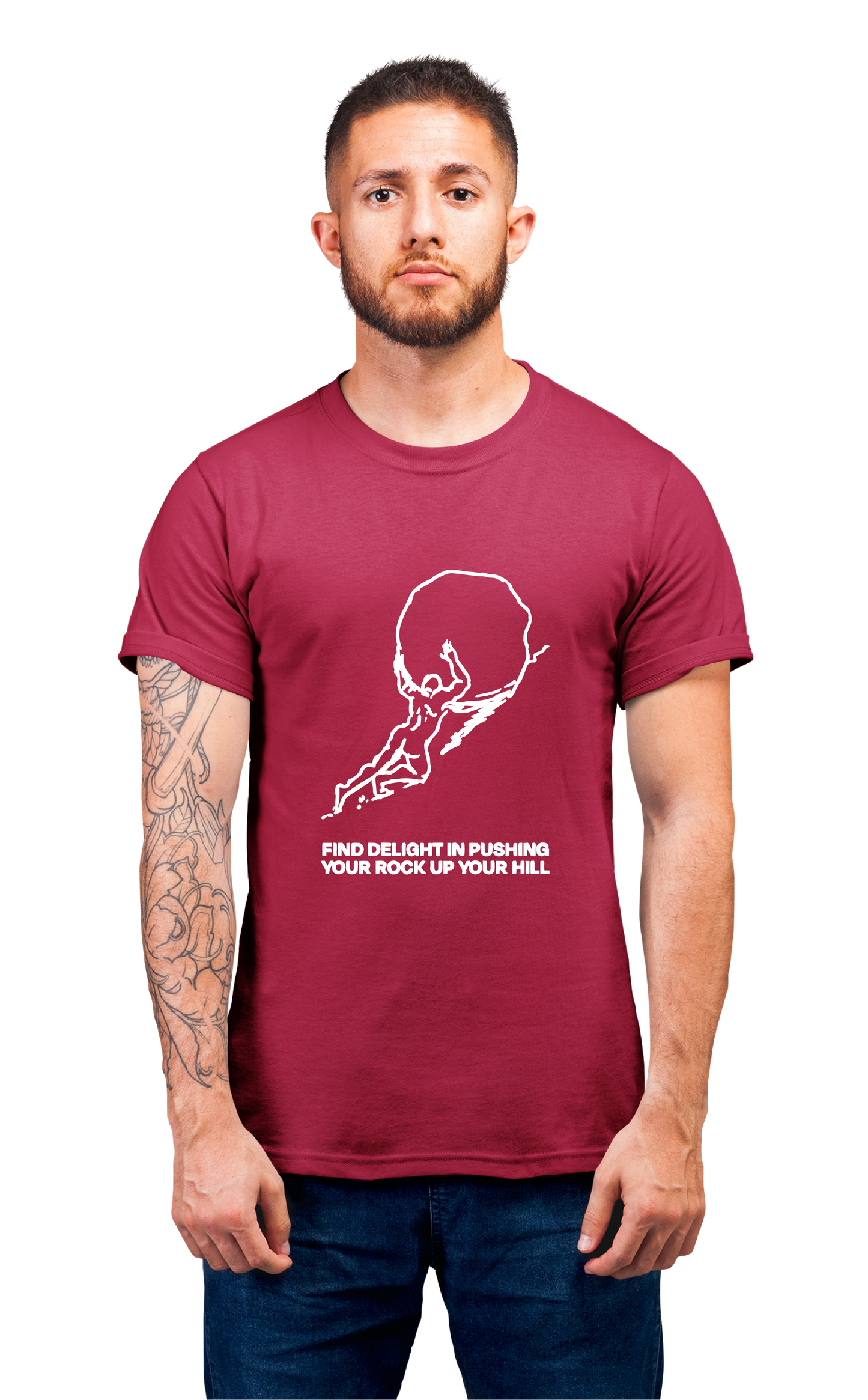 Sweaty Armpits Premium Unisex Printed T-shirts Sisyphus Rock