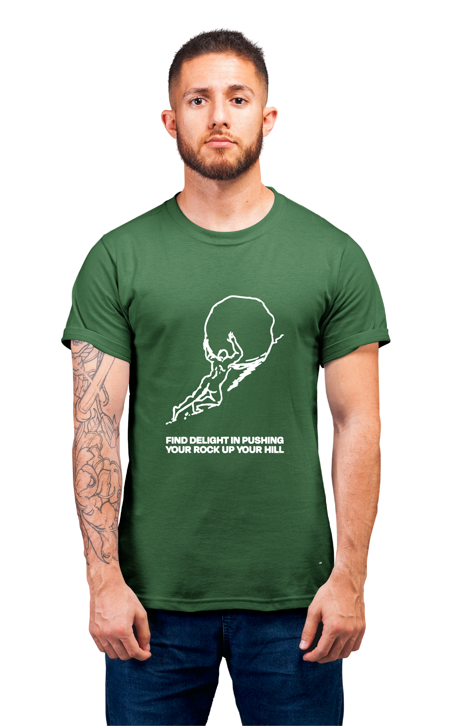 Sweaty Armpits Premium Unisex Printed T-shirts Sisyphus Rock