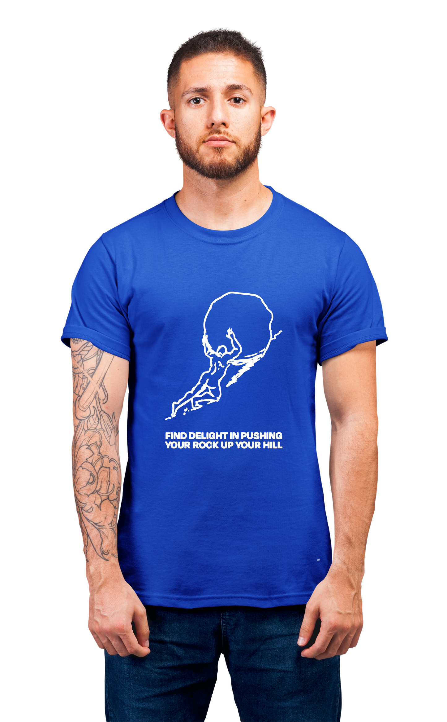 Sweaty Armpits Premium Unisex Printed T-shirts Sisyphus Rock