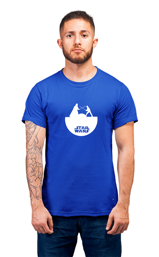 Sweaty Armpits Premium Unisex Printed T-shirts Star Wars,  Darth Vader Fighting  George Lucas Movie Minimalistic Design