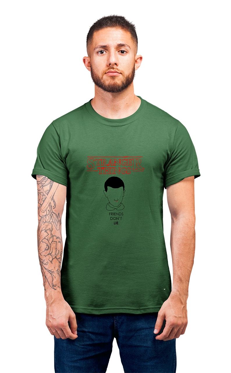 Sweaty Armpits Premium Unisex Printed T-shirts Stranger Things Netflix Original Sci-Fi  Minimalistic Design