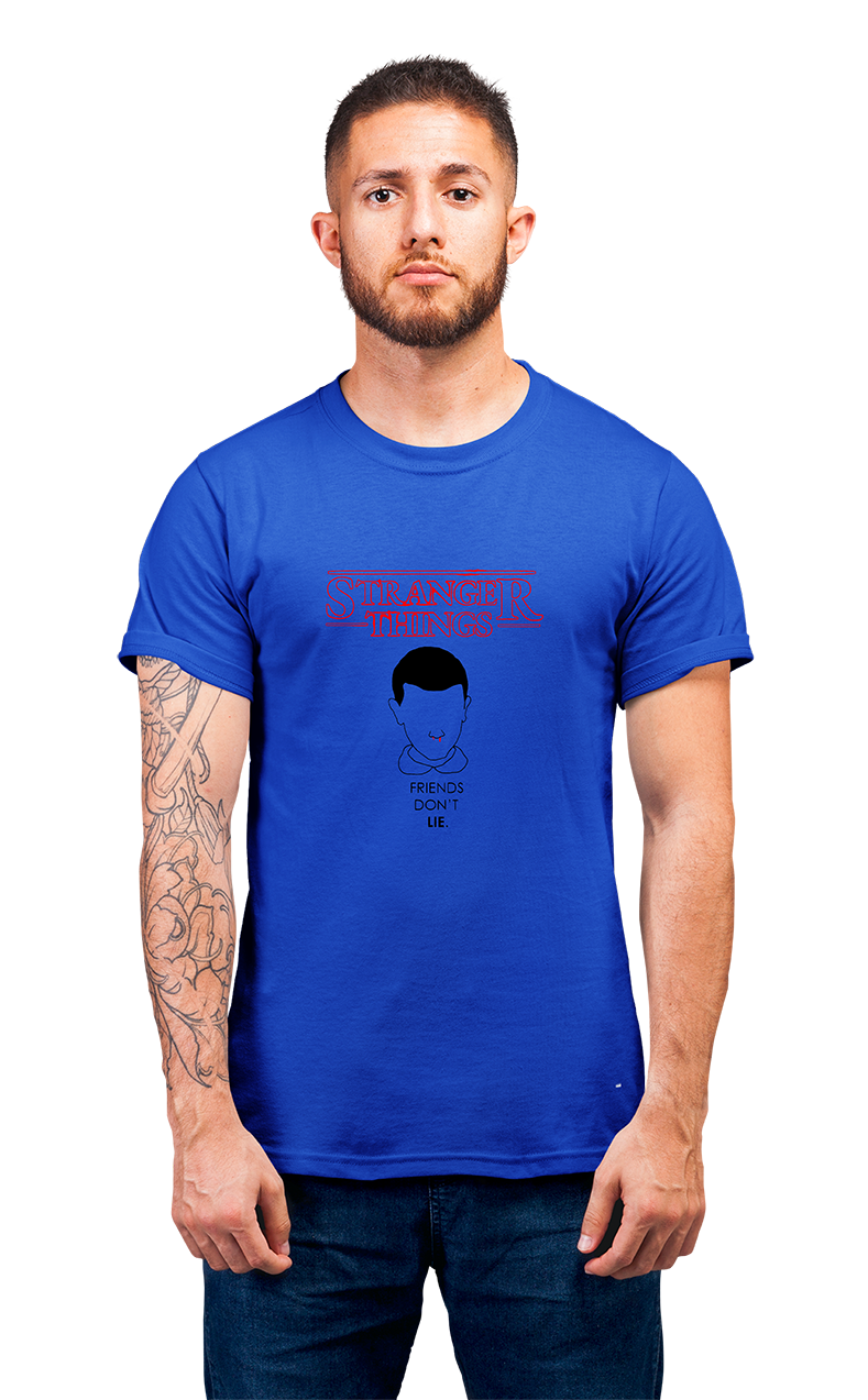 Sweaty Armpits Premium Unisex Printed T-shirts Stranger Things Netflix Original Sci-Fi  Minimalistic Design