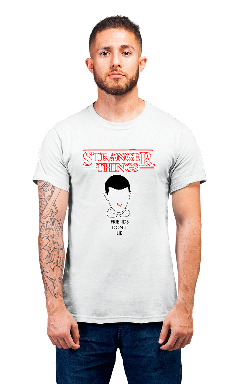 Sweaty Armpits Premium Unisex Printed T-shirts Stranger Things Netflix Original Sci-Fi  Minimalistic Design