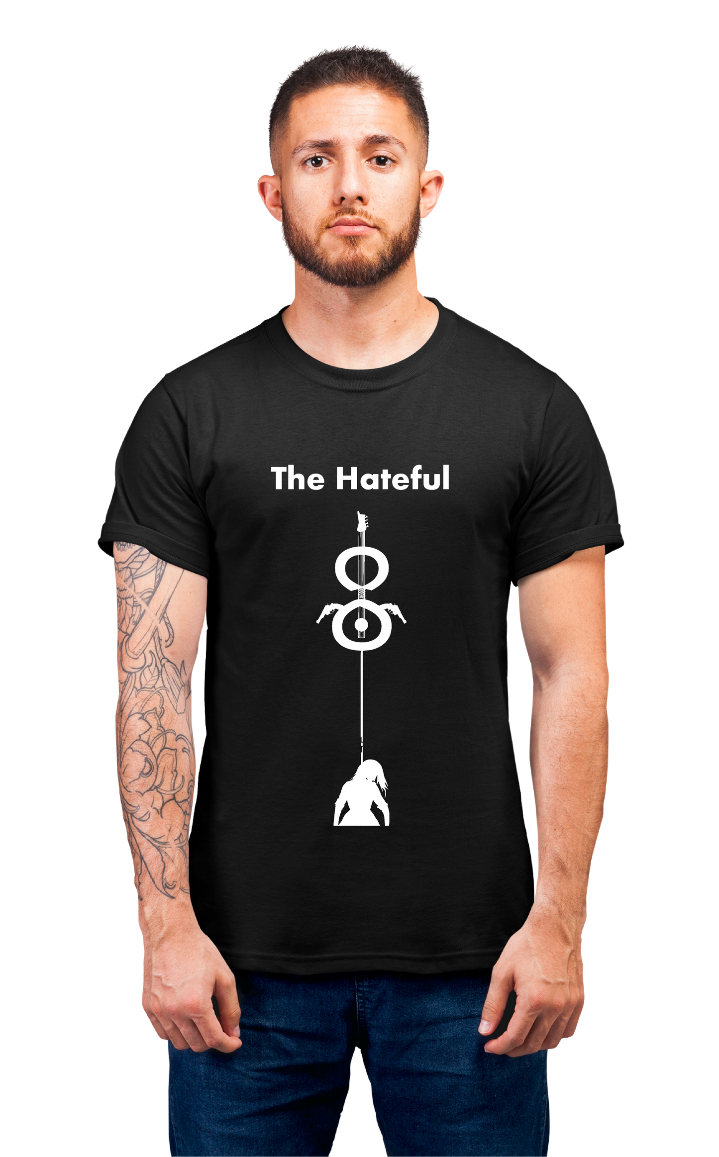 Minimalist movie-inspired T-shirt with a round neck and breathable 180 GSM material