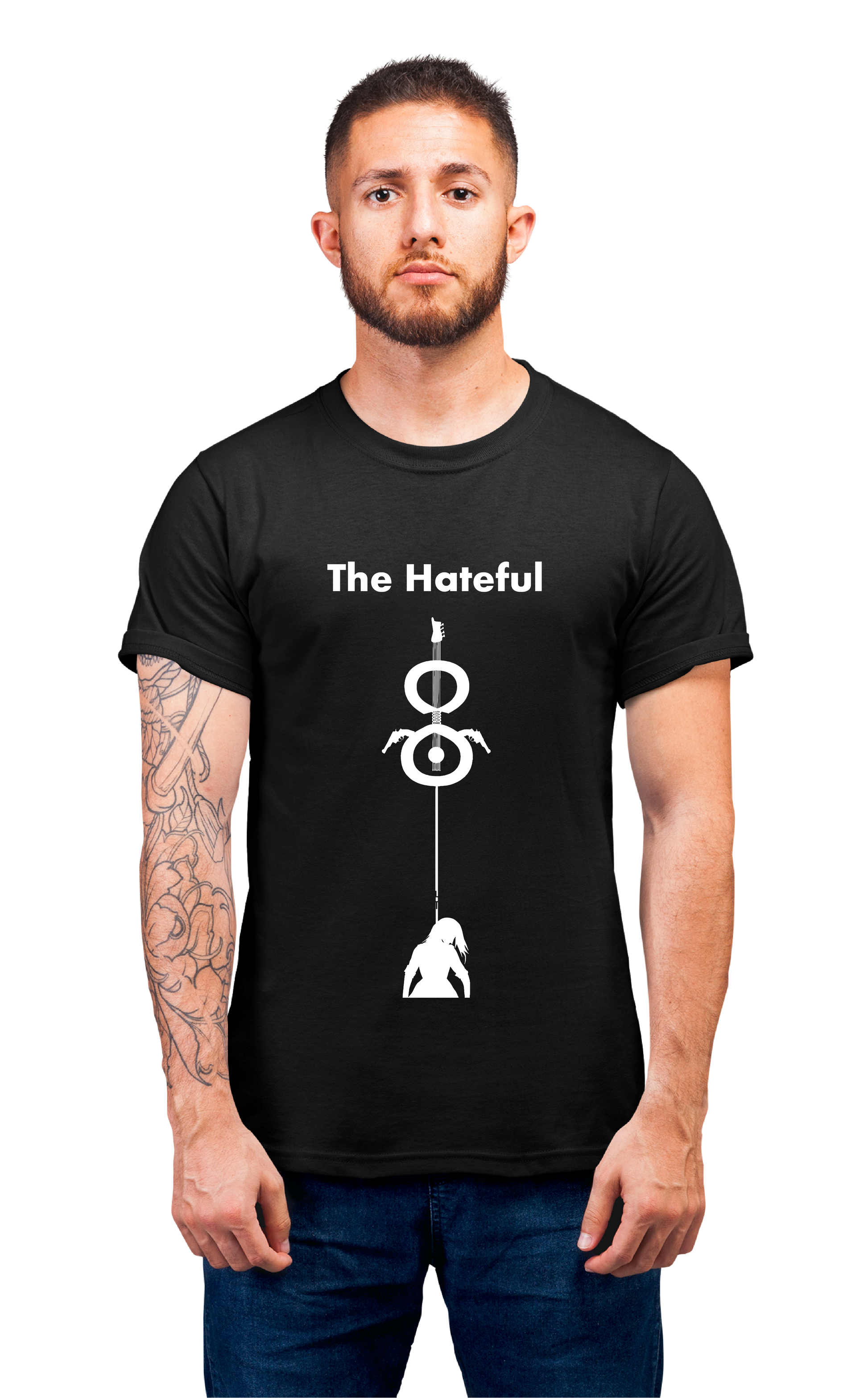 Minimalist movie-inspired T-shirt with a round neck and breathable 180 GSM material