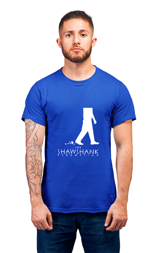 Minimalist movie-inspired T-shirt with a round neck and breathable 180 GSM material