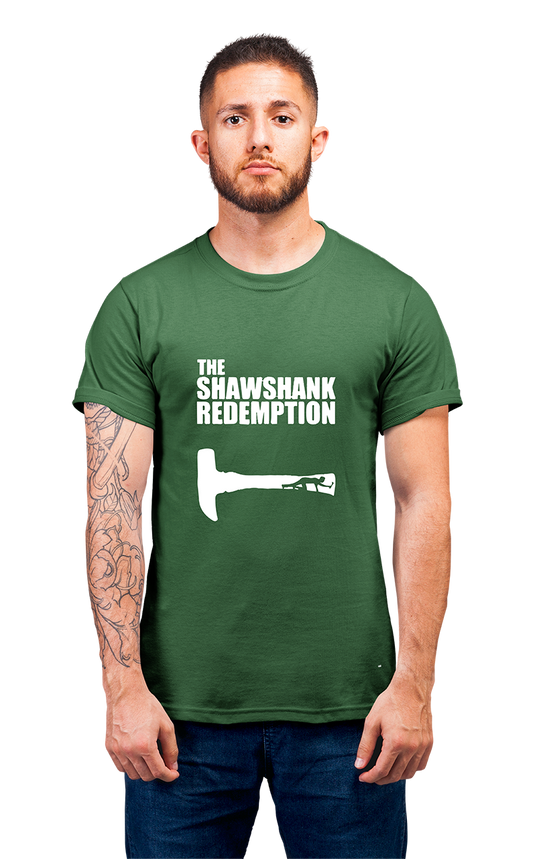 Minimalist movie-inspired T-shirt with a round neck and breathable 180 GSM material