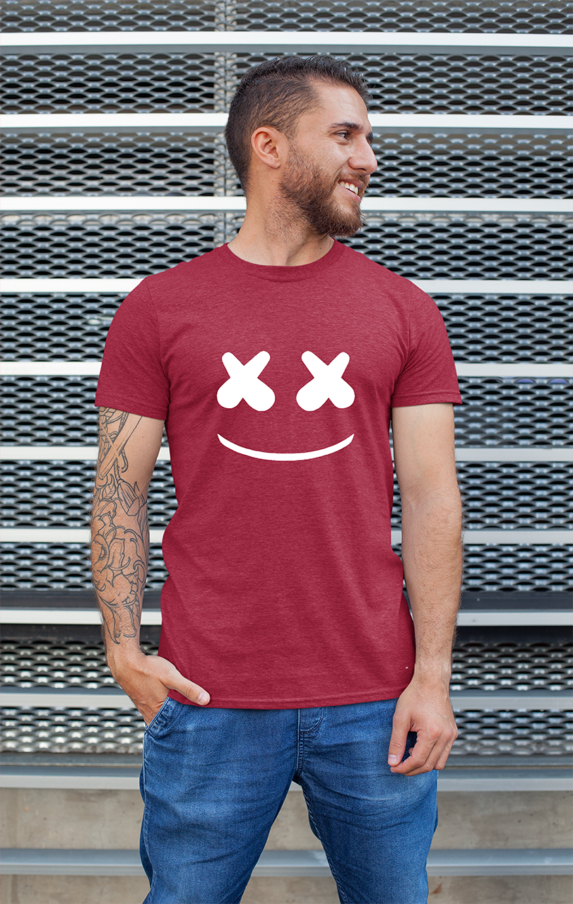 Sweaty Armpits Premium Unisex Printed T-shirts XoXo Smile "Band Special" Minimalistic Design